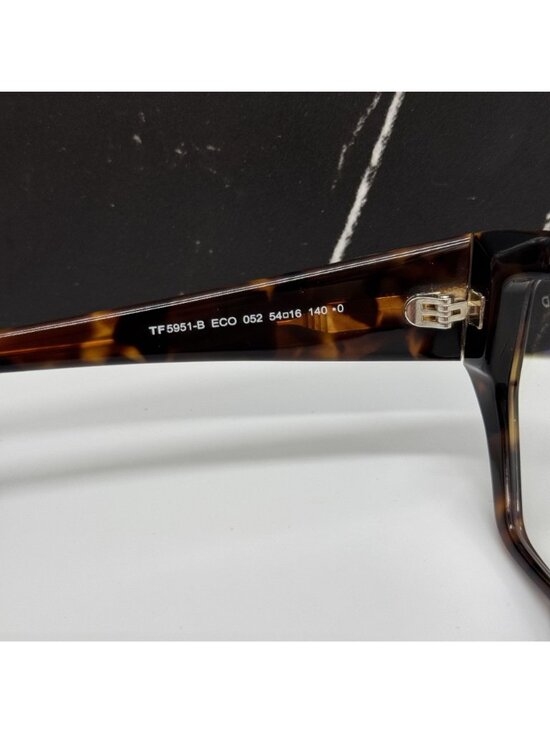 NEW TOM FORD TF5951 052 HAVANA WOMEN CAT EYE EYEGLASSES TOM FORD FT5951 052 main image 8